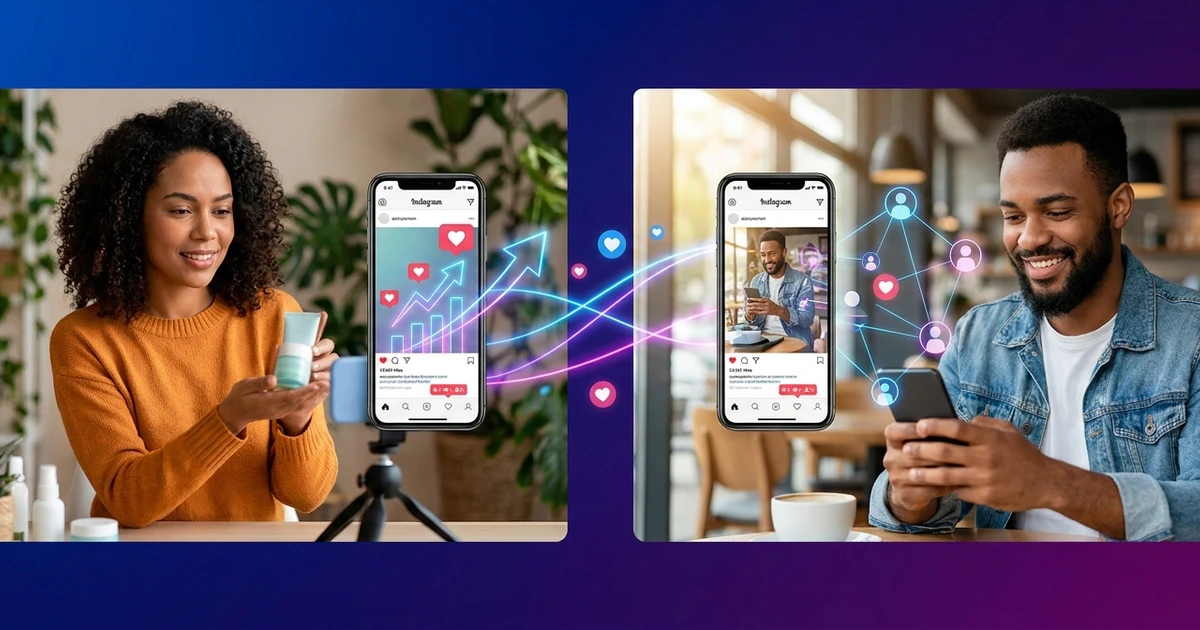 Comparação entre UGC creator e influenciador digital para marcas escolherem qual contratar